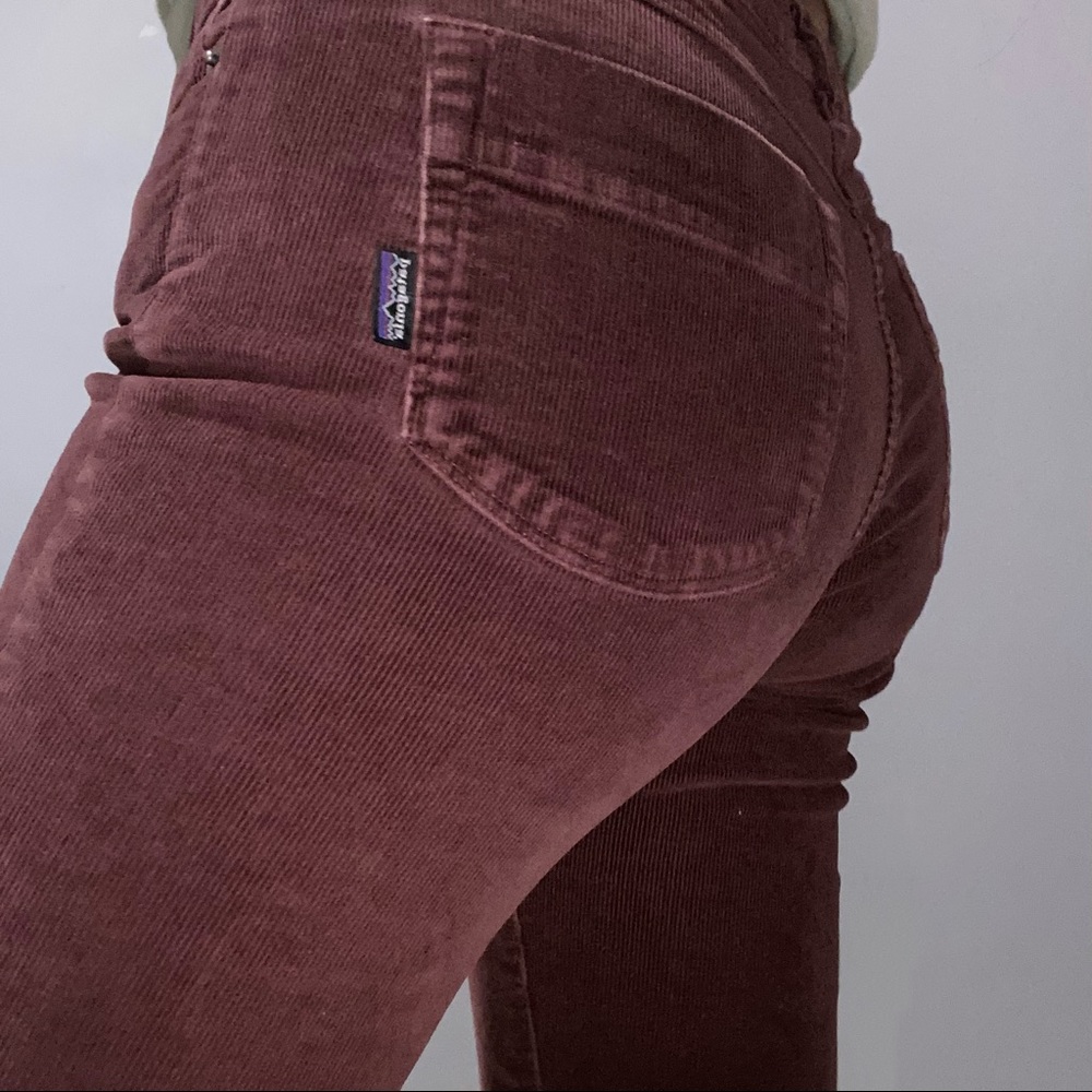 Patagonia Straight Leg Pants in Deep Burgundy - Picture 4 of 8